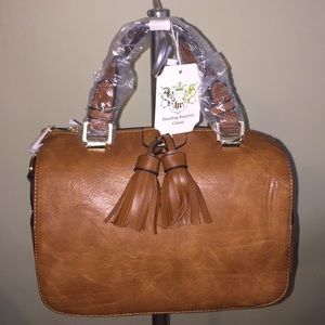 2 Tassels Boston Handbag